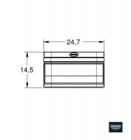 MEDIDAS MOUSSEUR PARA ALLURE 19309, 20144, 32146 GROHE